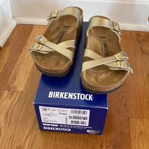 Women’s Gold Franca Birkenstock
